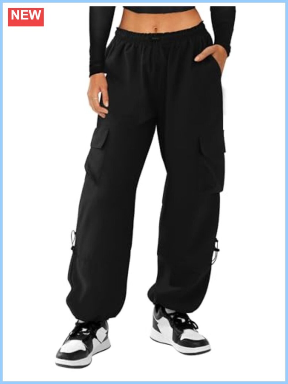 Parachute Cargo Pants Quick Dry Lightweight Baggy Joggers